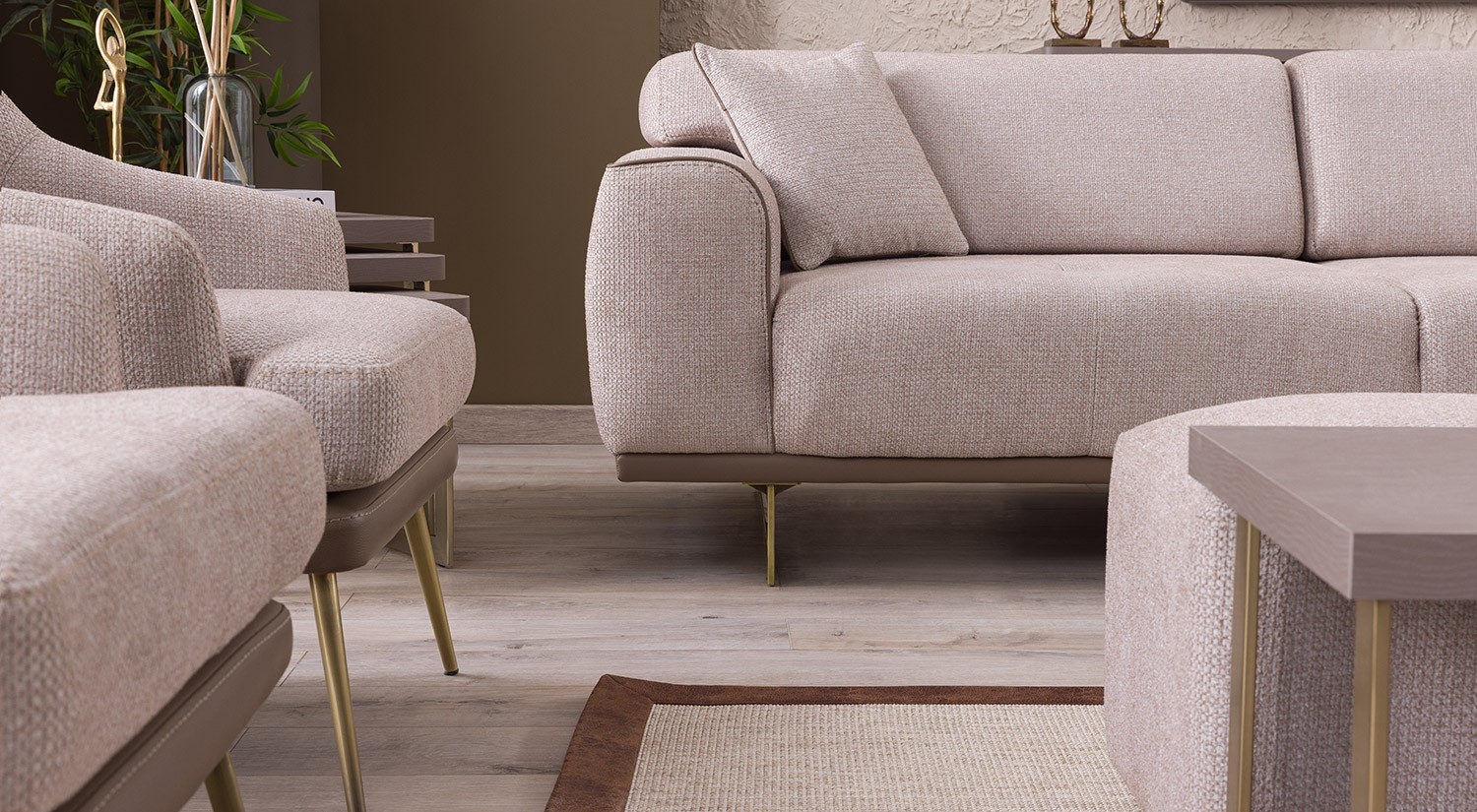 Latte Sofa Set