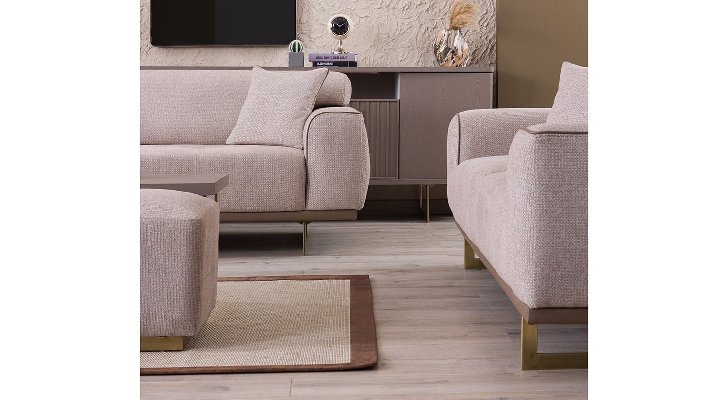 Latte Sofa Set