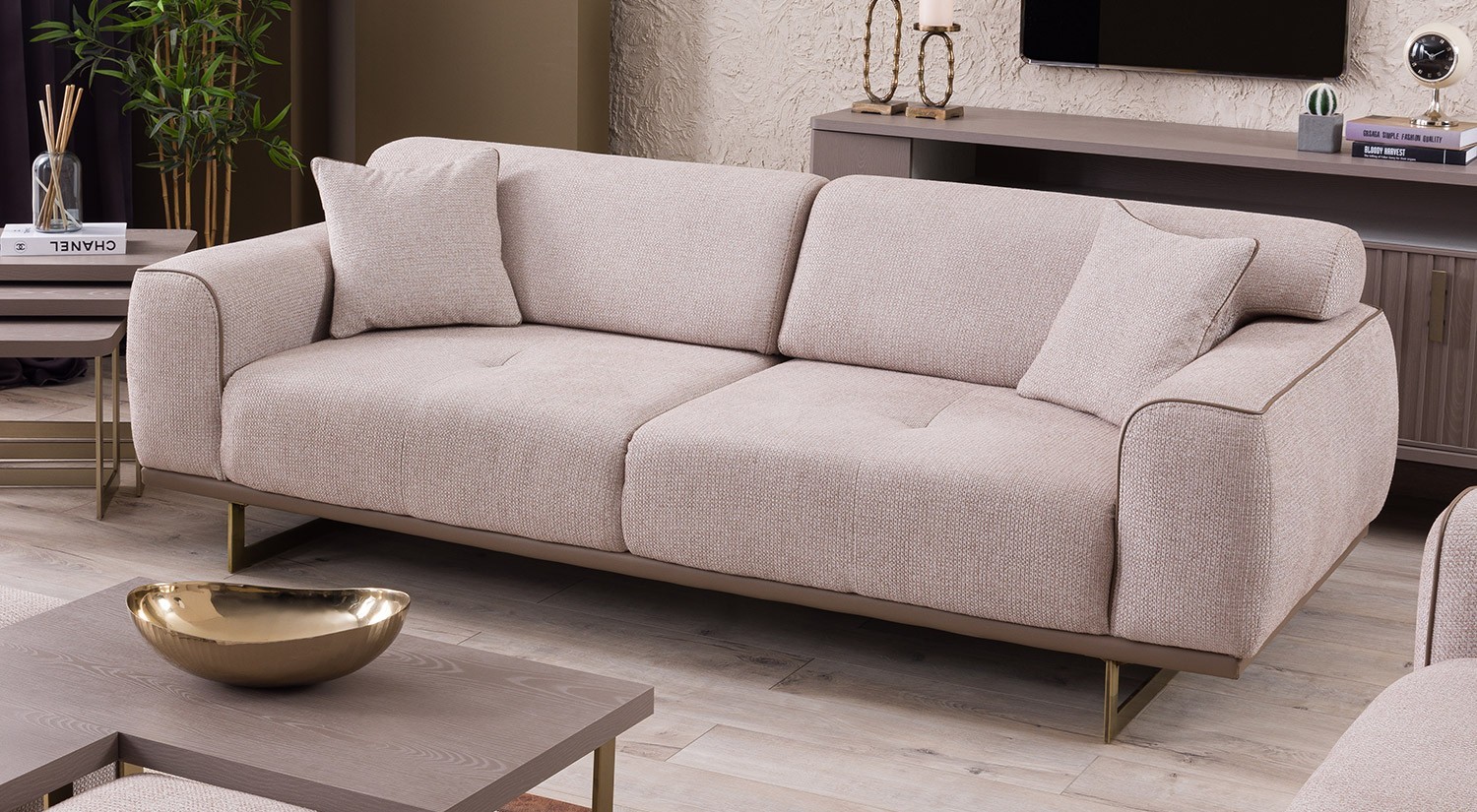 Latte Sofa Set