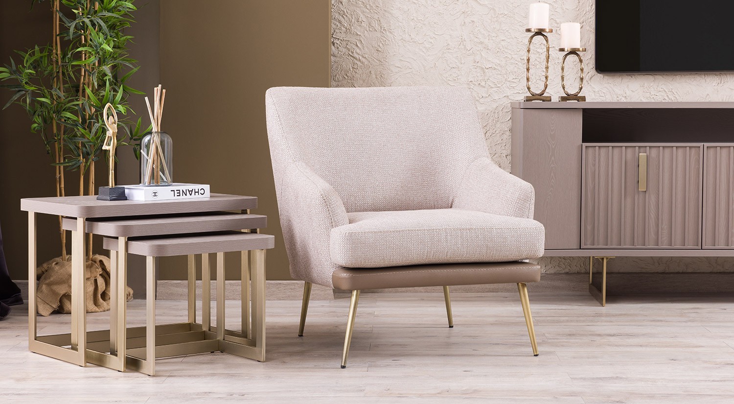 Latte Sofa Set