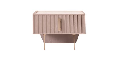 طاولة سرير لاتيه (قطعتان)