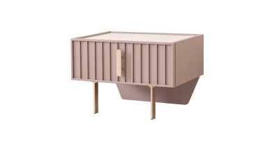 طاولة سرير لاتيه (قطعتان)
