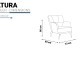  Natura Single Armchair - Beige