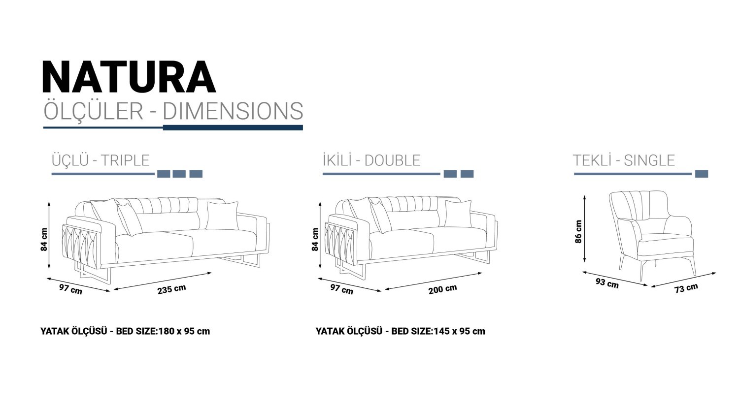 Natura Sofa Set