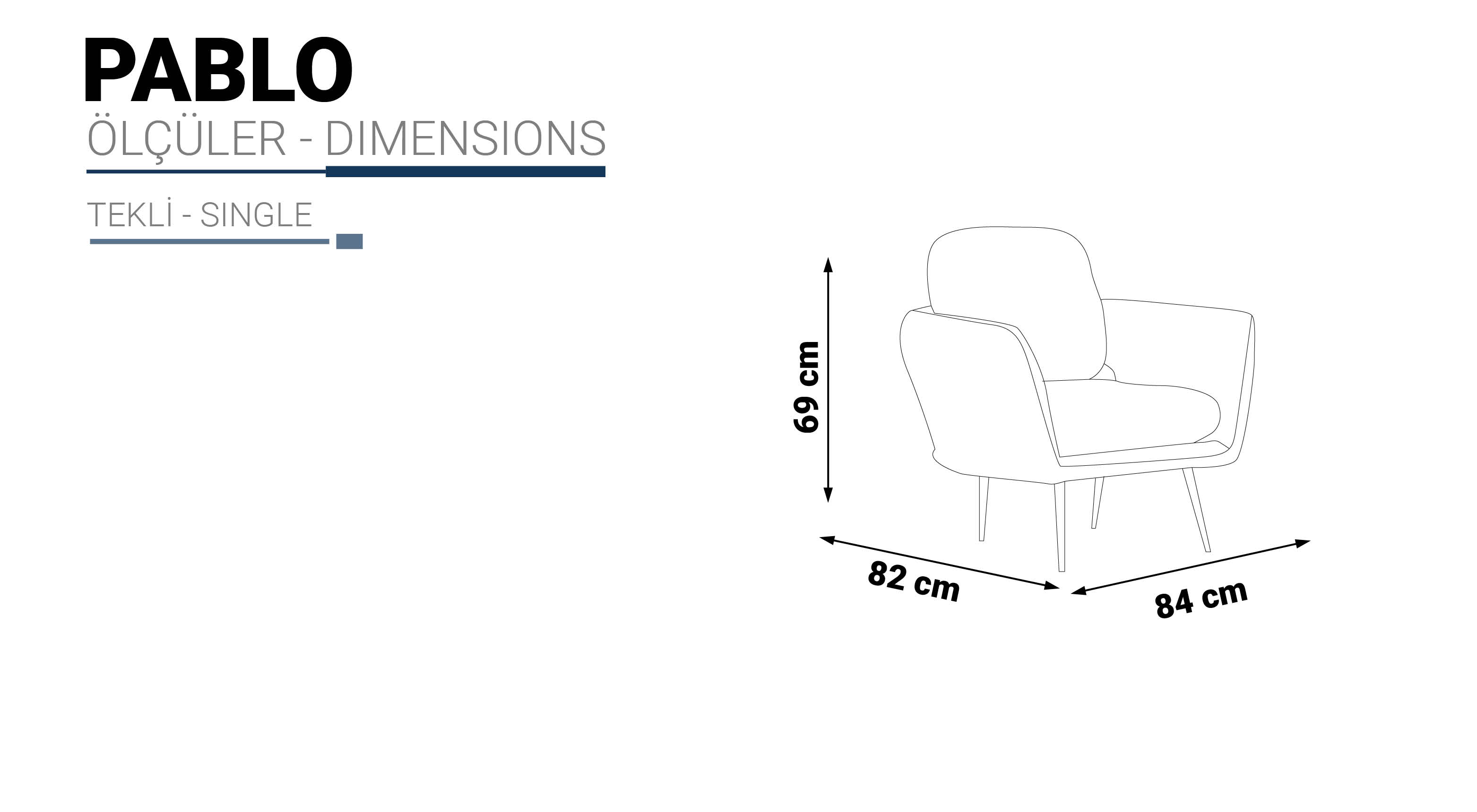 Pablo single armchair