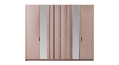 Latte 5 Doors Wardrobe