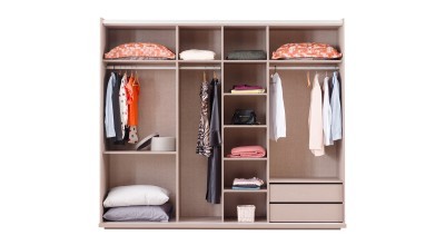 Latte Sliding Wardrobe