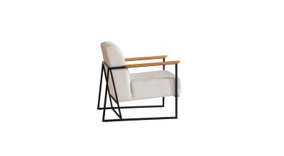 Dali Metal Single Armchair - Bergere