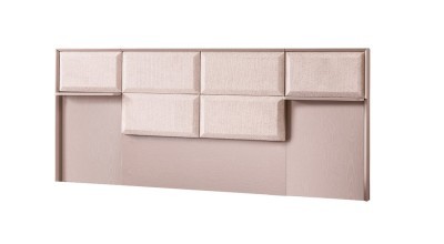 Latte Headboard 160 cm - With Side Panel