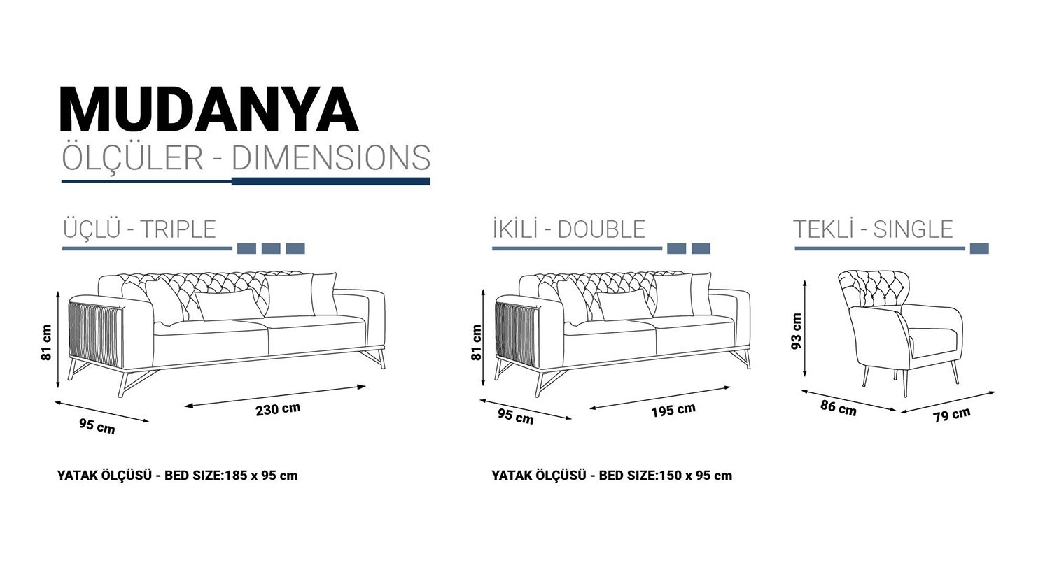 Mudanya Sofa Set