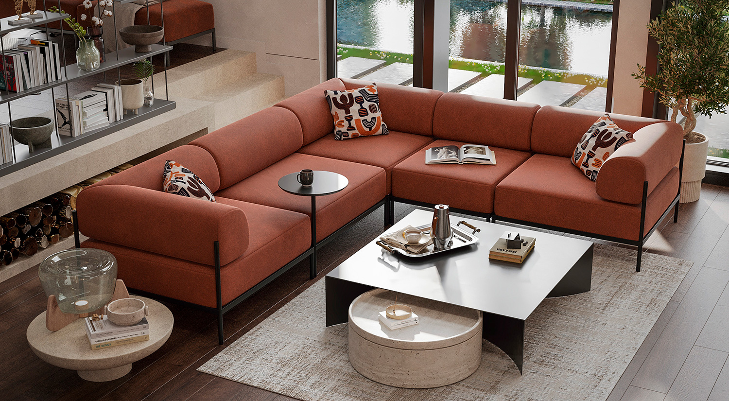 L Koltuk Takımı ve Köşe Takımı