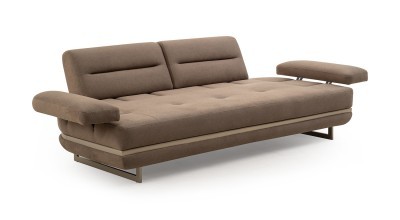 Carmen Three Seat Sofa - Brown