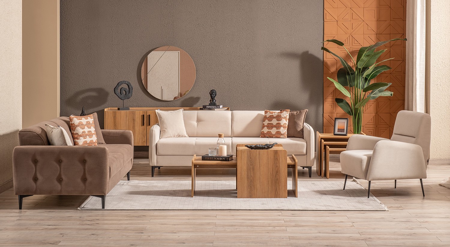 Pluss Sofa Set