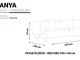  Alanya Three Seater Sofa