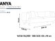  Alanya Sofa Set