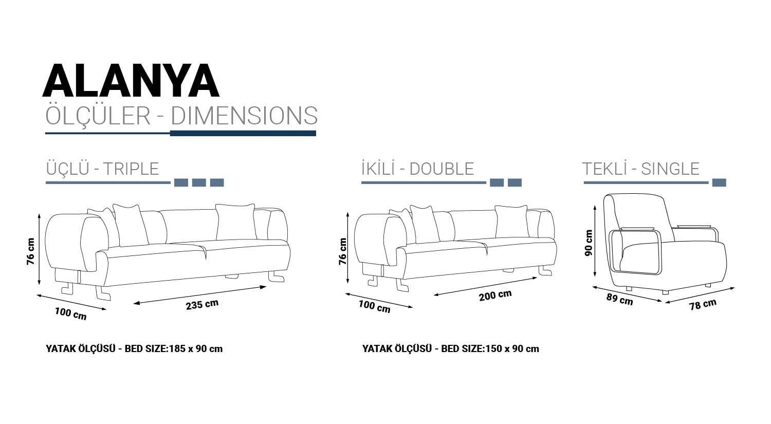 Alanya Sofa Set