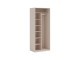  Mood Double Wardrobe - Short Upright 5 Shelves Tall Hanger (M2206)