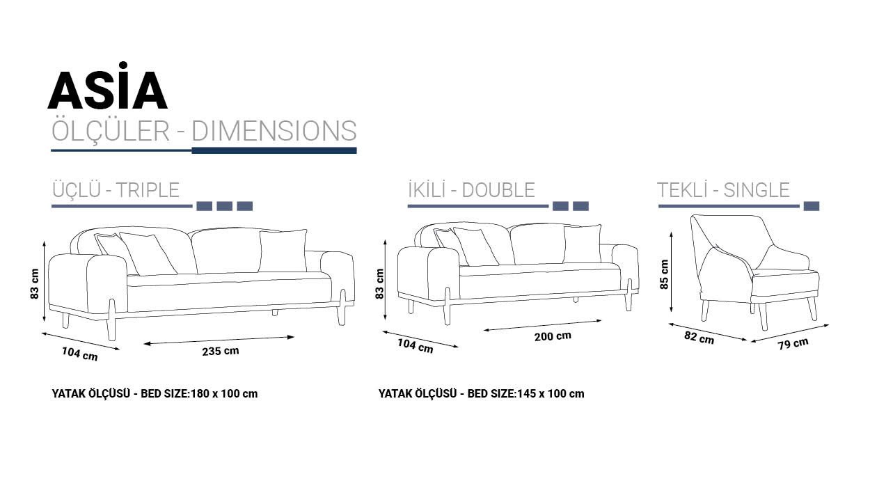 Asia Sofa Set
