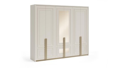 Asia 6 Doors Mirrored Cabinet