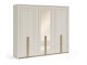  Asia 6 Doors Mirrored Cabinet