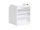  Phoenix White Bedside Table