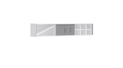 Phoenix White Wall Shelf Module