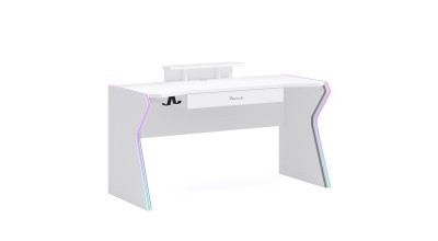 Phoenix White Study Desk Bottom Block