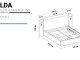  Right-Left Side Panel For 160-180 cm Headboard