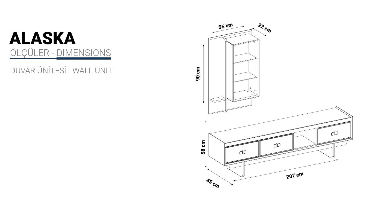 Alaska Wall Unit