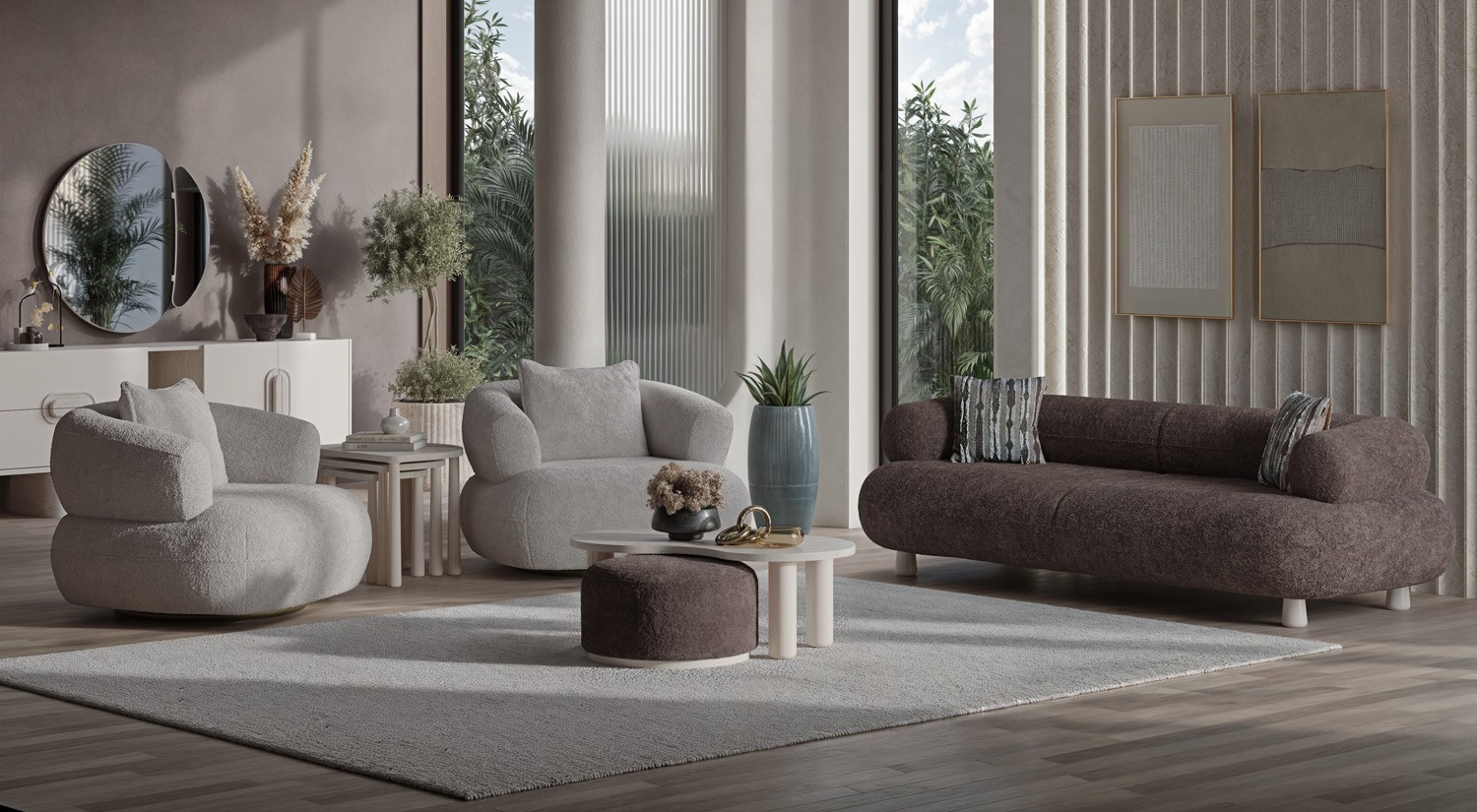Traverta Sofa Set