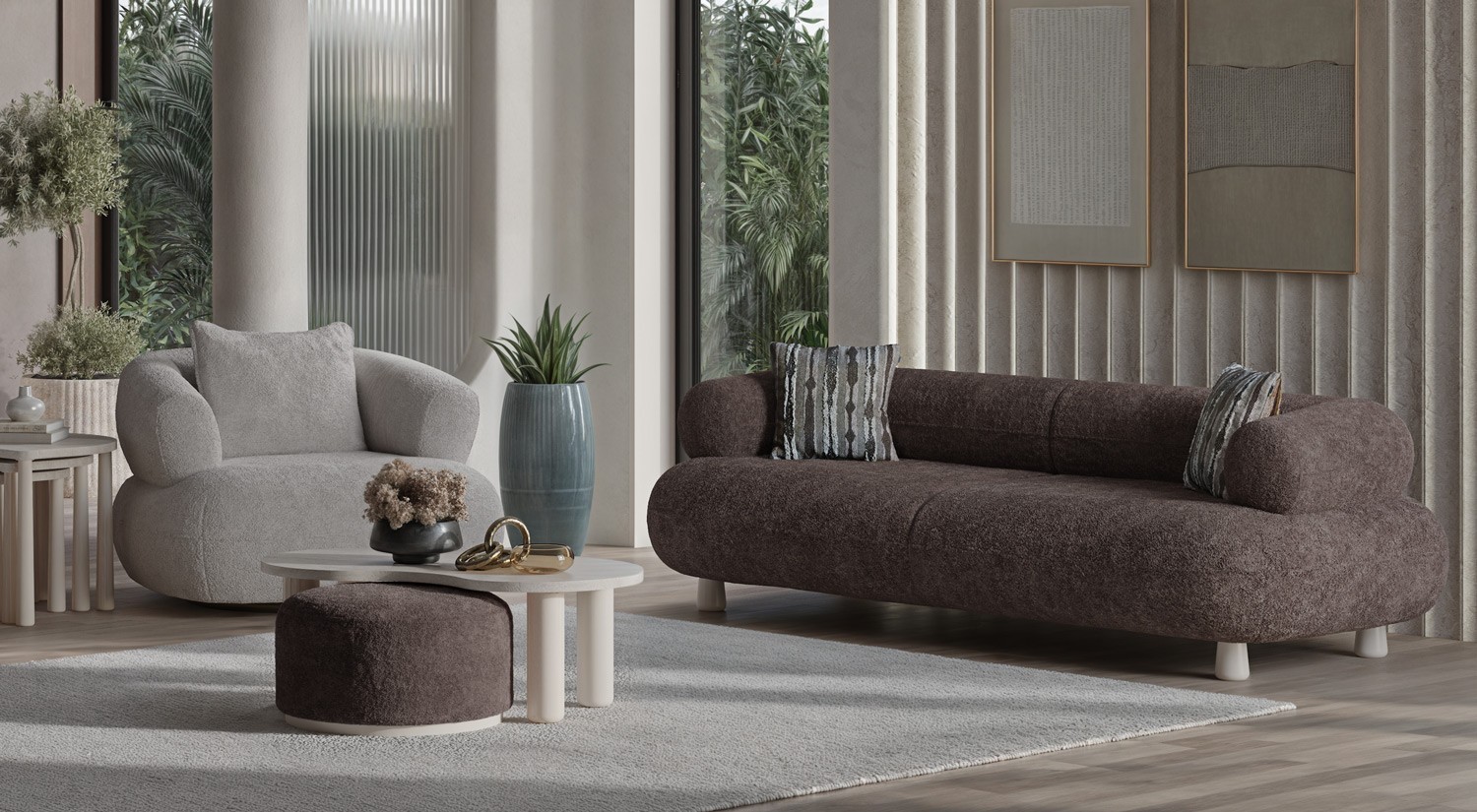 Traverta Sofa Set