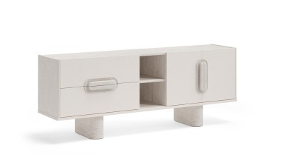 Traverta Console - Lower Block (Without Mirror)
