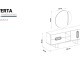  Traverta Console - Lower Block (Without Mirror)