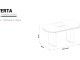  Traverta Extendable Dining Table