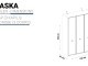  Alaska 3 Kapılı Dolap