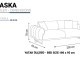  Alaska Three-Seater Sofa