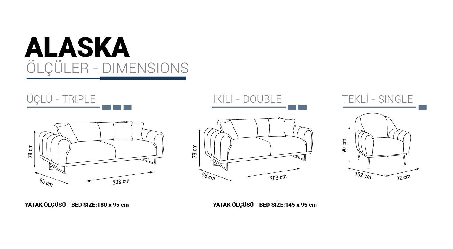 Alaska Sofa Set