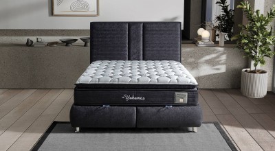 Yakamoz Bed, Base and Headboard Set