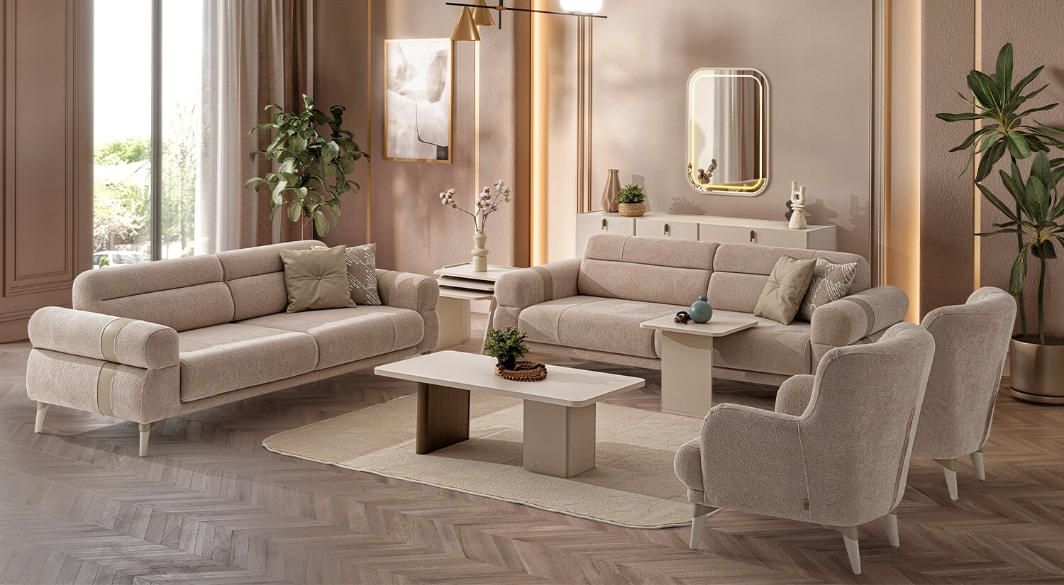 Atlas Sofa Set