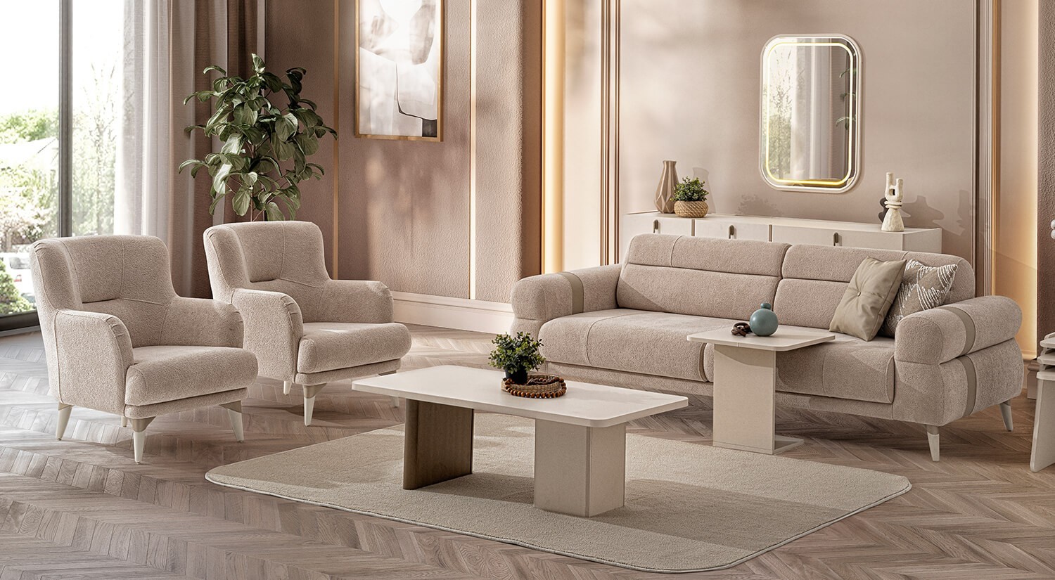 Atlas Sofa Set