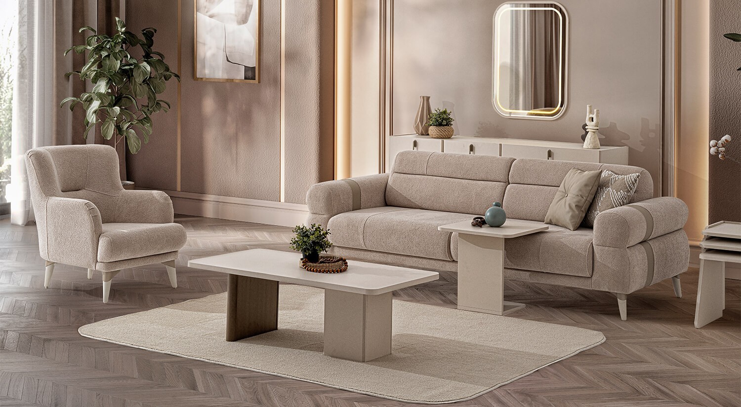 Atlas Sofa Set