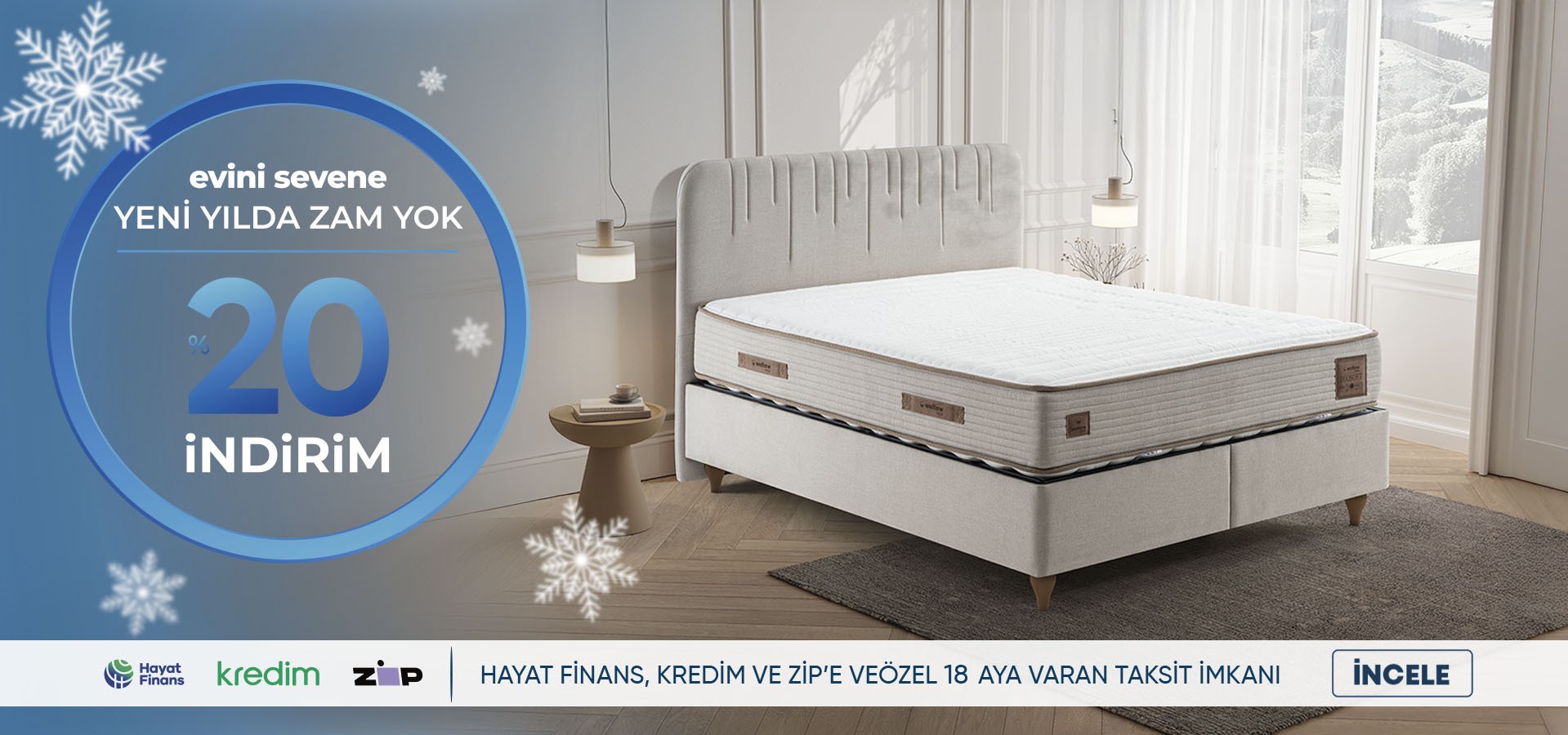 Weltew Yatak'tan Uyku Ürünlerinde %20 İndirim