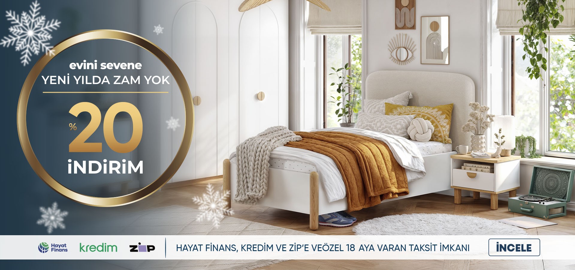 Weltew Home'da Yeni Yılda Zam Yok, Tüm Genç Odalarında %20 İndirim Var!