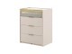  Mood Ada Chest of Drawers, Mink Beige (Bronze Frame)