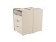  Mood Ada Chest of Drawers, Mink Beige (Matte Black Frame)