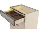  Mood Ada Chest of Drawers, Mink Beige (Matte Black Frame)