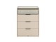  Mood Ada Chest of Drawers, Mink Beige (Matte Black Frame)