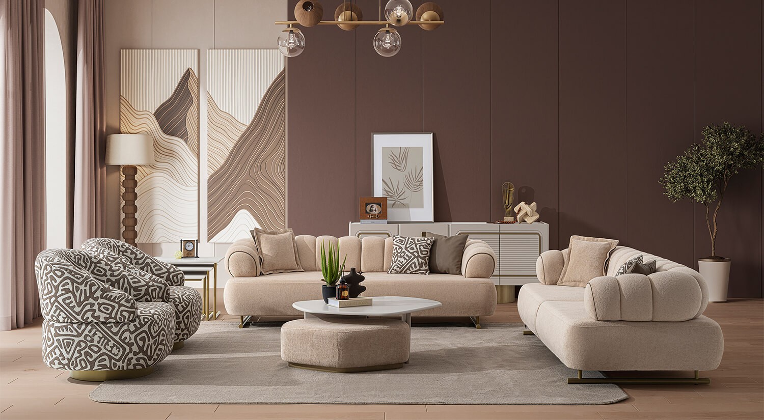 Perla Sofa Set