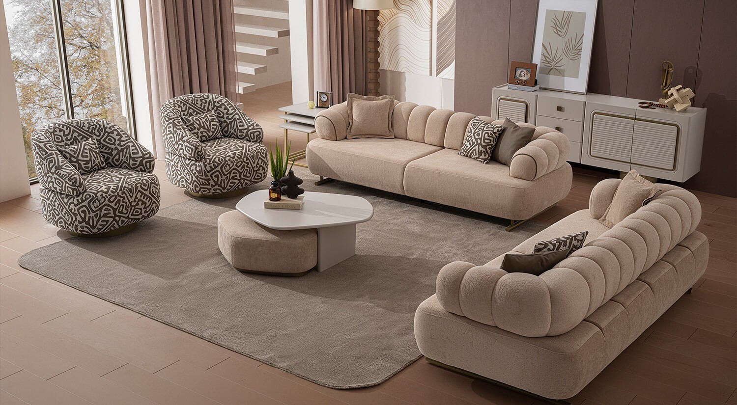 Perla Sofa Set
