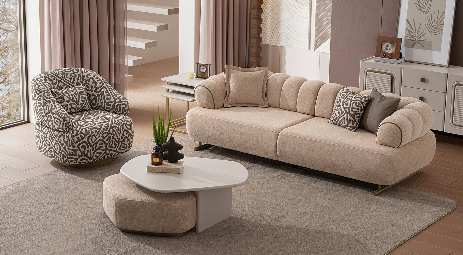 Perla Sofa Set